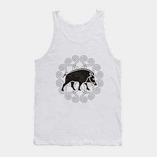 Pictish wild boar Tank Top